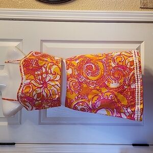 NWOT Lilly Pulitzer Marabella Set Sunshine Yellow Sea and Be Seen Women's Size 6